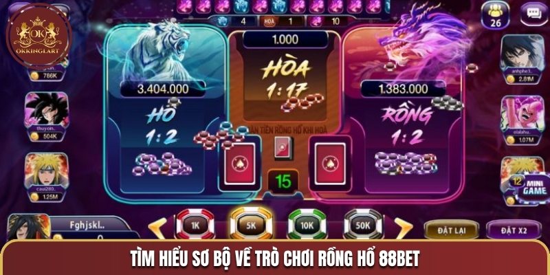 Tìm hiểu sơ bộ về trò chơi Rồng hổ 88BET